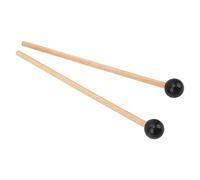 Jeffergarden Tongue Drum Mallet, Solid Wood Rubber Head Drumstick, Effortless Playing for Tongue Drums and Meditation (L)