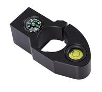 Jeffergarden Tower Ruler Bubble Level, Aluminum Alloy with Integrated Compass, Portable Leveling Tool for 32mm Measuring Rods and Construction Uses