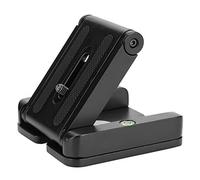 Jeffergarden Tripod Ball Head Aluminum Alloy Folding Camera Bracket Black Z Flex Tilt Folding Arrow Storage Case Plate Stand Mount For Tripod Camera CO