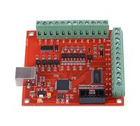 Jeffergarden USB Motion Controller Card 100KHz for CNC Engraving Stepper Motor Four Axis Linkage with 24V DC Power Supply