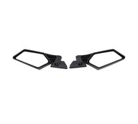 Jeffergarden UTV Side Mirror Kit Adjustable Glass Lens Foldable Rearview Mirrors ABS PP Shell Wide Viewing Range Easy Install for Maverick X3 Turbo 2017 to 2025