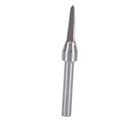 Jeffergarden V Groove CNC Milling Cutter with Rounded Bottom Router Bit, Solid Carbide Woodworking Bending Plywood Grooving Tool for CNC Machine & Handheld Router
