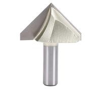 Jeffergarden V Groove Router Bit, 90 Degree Tungsten Steel 2 Inch Cutting
