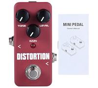 Jeffergarden Vintage Distortion Guitar Effect Pedal with Classic Tone 2 Stage Design Effects Mini True Bypass Pedals for Electric Guitar