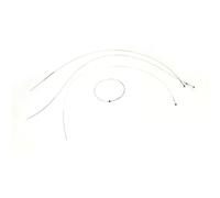 Jeffergarden Violin Strings Steel Full Set Bright Sound Replacement Parts 4/4 Accessories E A D G Easy Install Responsive String, Stainless Core With Silver Wound for Violins, Made of