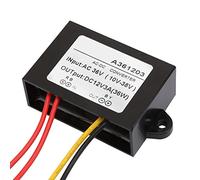 Jeffergarden Voltage Power Supply Converter, Plastic DC Regulator Module 14V to 36V Input 12V Output 96 Percent Efficiency IP67 for Car Audio LED Display Solar Panel Fan (3A)