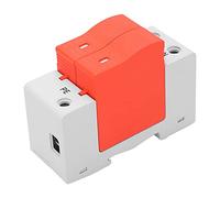 Jeffergarden Voltage Protector Flame Retardant PC Protective Device 385V AC 40kA DIN Rail Mount Fast Response for RV Home Solar PV Panel Protection System (2P)