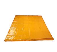 Jeffergarden Welding Curtain Retardant PE Screen, Large 5.71 X 7.68 FT with Grommets for Workplace Safety and Spark Protection