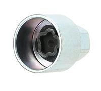 Jeffergarden Wheel Lock Lug Nut Key Metal Anti Theft Lugnut Socket Wheel Lock Lug Nut Remover for Service and Replacement for 1 3 5 6 7 Series X1 X2 X3 X4 X5 X6 Z4 (041)