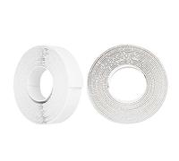 Jeffergarden White Caulk Tape for Bath Kitchen, 22mm Sealers Shower Tile Sealer Adhesive Sealant PE Kitchen Bathroom Gaps Sealing Strip Stovetop Toilet Sticker Tape for Toilet,
