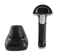Jeffergarden Wireless 2D 1D Barcode Scanner BT 2.4G USB Wired Connection High Speed Scanning, Vibration Motor, 300, 000 All Stations CMOS, VR and AR, 0-80m Wireless Communication (2)