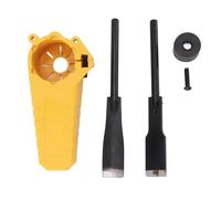 Jeffergarden Woodworking Electric Chisel Angle Grinder Modified Chisel, Angle Grinder Adapter Kit, Stainless Steel Plastic Wood Carving Adapter Tools Power Set for