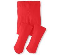 Jefferies Socks Girls 2-6X Pima Cotton Tights, Red, 6-8 Years