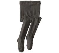 Jefferies Socks Girls' Seamless Organic Cotton Tights - grey - 4-6 Years