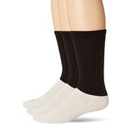 Jefferies Socks Jefferies Men's Military Acrylic Rib Crew Boot Socks 3 Pack, Black, 7.5-10.5 UK