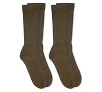 Jefferies Socks Men's Merino Wool Graduated Compression Combat Boot Socks 2 Pair Pack, Coyote Brown, Large