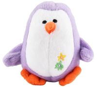 Jeffers Color Plush Penguin Squeaky Toy for Small Dogs, Purple, 3"- Cute, Safe, and Comfy Plush Pet Toy for Puppies, Interactive Fun, Travel Friendly, and Ideal for Playtime