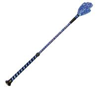 Jeffers Equine Glitter Hand Bat - 20 Inch Horse Riding Crop Stick with Black Grip Handle for Equestrian Training, Jumping, Dressage, Groundwork, Barrel, Rodeo, Trail, Tack, Horse Gear - Royal Blue