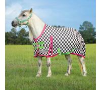 Jeffers Expression Pony 1200 Denier Standard Neck Turnout Blanket 240 Gram, 51" - Waterproof Breathable Medium Weight Horse Rug for Mini Horses, Ponies, Winter Stable Outdoor Use - Skater Cowgirl