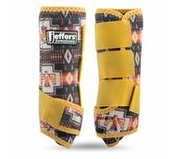 Jeffers Expression Protective Horse Boots, 1 Pair, Small - Safe Neoprene Leg Guards, Durable Strap Closures, Front & Hind Support, Equestrian Accessories for Travel & Riding - Thunderbird