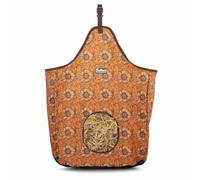 Jeffers Expression Top Loading Hay Bag for Horses & Livestock - Durable 600 Denier, Water Resistant Hay Feeder with Mesh Bottom for Stall, Trailer & Travel - Horse Feeding Supplies - Bloomin Toolin