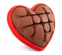 Jeffers Pet Natural Rubber Dog Chew Toy - Chocolate Heart Shape, Medium - Vanilla Scent, Durable, Non-Toxic, Dishwasher Safe, Interactive Fetch & Tug Toy - Perfect for Play, Training at Home