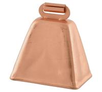Jeffers Rectangular Sheep & Goat Bell, 2" - Heavy Duty Steel Livestock Bell with Copper Finish, Lightweight Bell for Farm Animals, Collar Bell, Barn, Herd Tracking, Small Livestock Accessory
