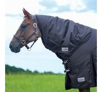 Jeffers Romper Stomper Brown Neck Rug, Brown, Large - Waterproof 1680D Durable Horse Gear, 0g Polyfill, Perfect Pair for Turnout Sheets & Blankets, Ultimate Protection for Horses in All Weather