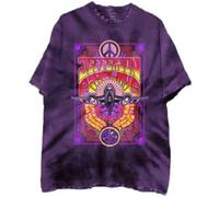 Jefferson Airplane T Shirt Live in San Francisco Official Unisex Tie Dye Purple L