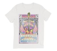 Jefferson Airplane Unisex-Adult Official Merch S.f. Ca 1965 Tee, White, M