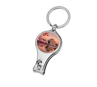 Jefferson Memori Washington DC Nail Clipper Sharp for Men Women | Funny Fingernail and Toenail Clipper Cutters with Bottle Opener Keychain