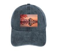 Jefferson Memori Washington DC Vintage Baseball Cap Golf Dad Hats Adjustable SnapBack Cap for Men Women Sports Outdoor
