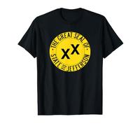 Jefferson State Flag Proposed Pacific State of Jefferson Value Graphic T-Shirt