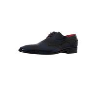 Jeffery West Men's Arrow Derby Polished Leather Shoes, Blue