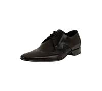 Jeffery West Men's Escobar Leather Shoes, Black Polished, 8 UK