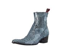 Jeffery West Men's Hawk Chelsea Boots, Silver
