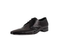 Jeffery West Men's Leather Derby Shoes, Black, 7 UK