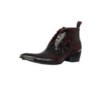 Jeffery West Men's Polished Leather Boots, Red