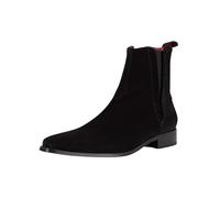 Jeffery West Men's Suede Boots, Black, 8 UK