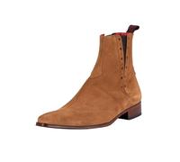 Jeffery West Men's Suede Chelsea Boots, Havana, 8 UK