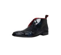 Jeffery West Men's Sunset Patent Leather Boots, Blue