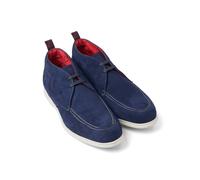 Jeffery West Shoes Mens Morgan Suede Boots, Navy Blue Shoes DARK NAVY 9