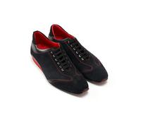 Jeffery West Shoes Mens Underworld Luxury Driving Trainers, Black Sneakers FELLINI BLACK 8