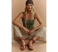 Jeffrey Campbell for Free People Sunset Blvd. Wrap Sandals at Free People in Caramel Combo, Size: US 7 - female