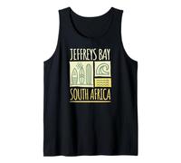 Jeffreys Bay South Africa Surfboards and Waves Tank Top