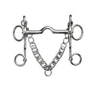 Jeffries Loose Ring Show Pelham Bit - 12.5cm (5'')