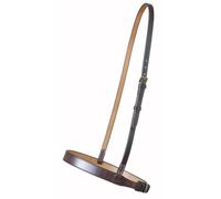Jeffries Traditional Plain Cavesson Noseband - Havana · Extra Full · 1 1/4''