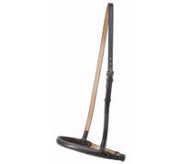 Jeffries Traditional Raised Show Noseband - Havana · Pony · 3/4''