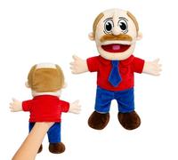 Jeffy Puppet Plush Toy Doll, 40CM Jeffy Hand Puppets with Working Mouth, Mischievous Funny Puppets Toy for Play House, Boys and Girls, Soft Puppets for Birthday Christmas Halloween Party