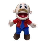 Jeffy Puppet Plush Toy Doll,Mischievous Funny Puppets Toy with Working Mouth,Soft Hand Puppet for Play House, for Halloween